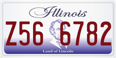 IL license plate Z566782