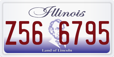 IL license plate Z566795