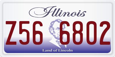 IL license plate Z566802