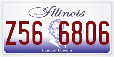 IL license plate Z566806
