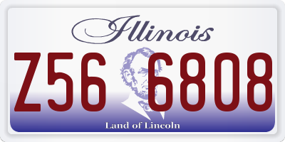 IL license plate Z566808