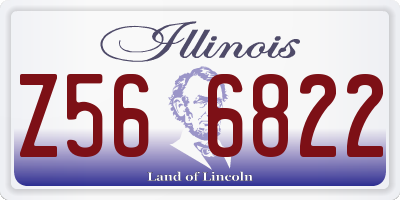 IL license plate Z566822