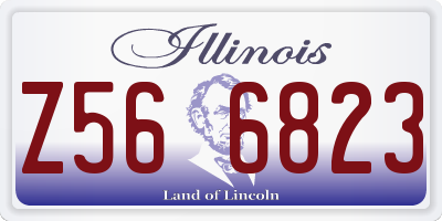 IL license plate Z566823