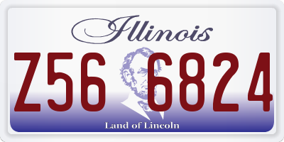 IL license plate Z566824