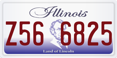 IL license plate Z566825