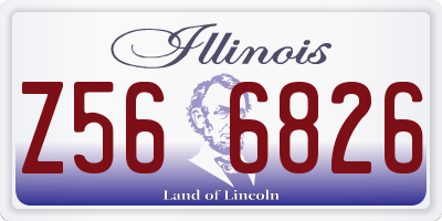 IL license plate Z566826