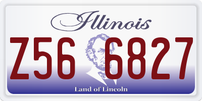 IL license plate Z566827