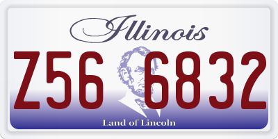IL license plate Z566832
