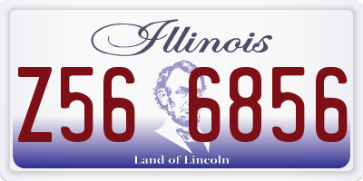IL license plate Z566856