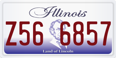 IL license plate Z566857