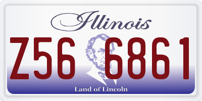 IL license plate Z566861