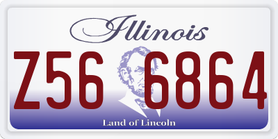 IL license plate Z566864