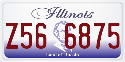 IL license plate Z566875