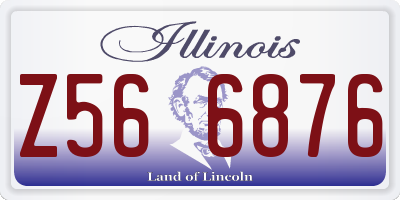 IL license plate Z566876