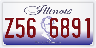 IL license plate Z566891