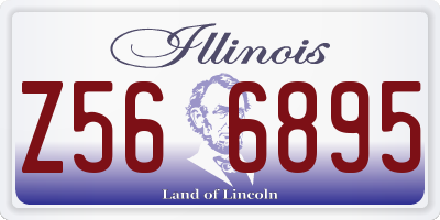 IL license plate Z566895