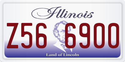 IL license plate Z566900