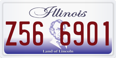 IL license plate Z566901