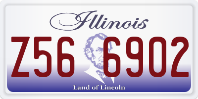 IL license plate Z566902