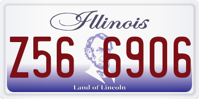 IL license plate Z566906