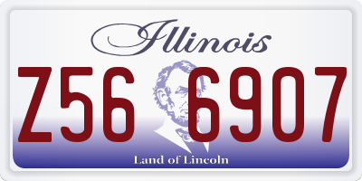 IL license plate Z566907