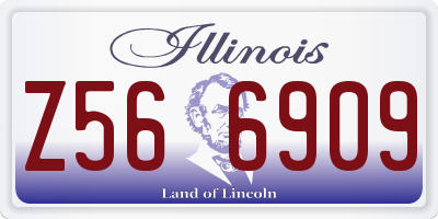 IL license plate Z566909