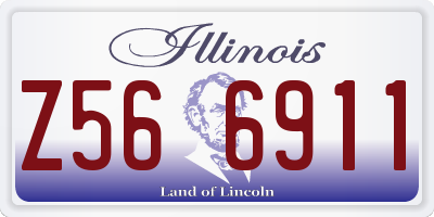 IL license plate Z566911