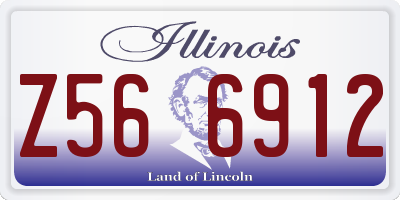 IL license plate Z566912