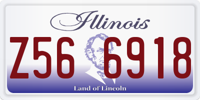 IL license plate Z566918