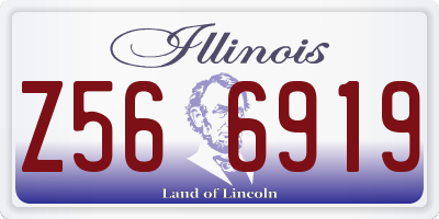 IL license plate Z566919