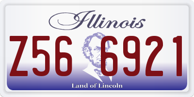 IL license plate Z566921