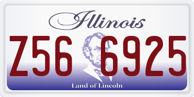 IL license plate Z566925