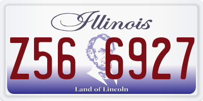 IL license plate Z566927