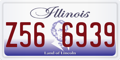 IL license plate Z566939