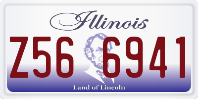 IL license plate Z566941