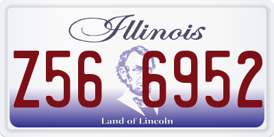 IL license plate Z566952