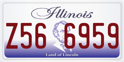 IL license plate Z566959