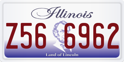 IL license plate Z566962