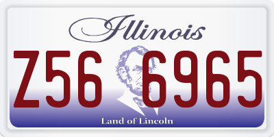 IL license plate Z566965