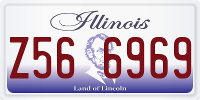 IL license plate Z566969
