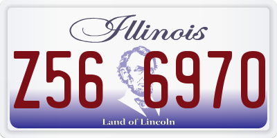 IL license plate Z566970