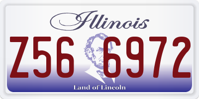 IL license plate Z566972