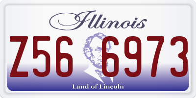 IL license plate Z566973