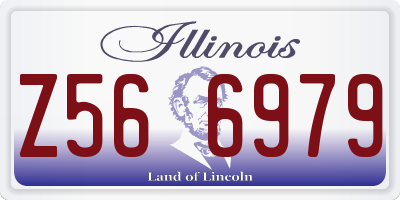 IL license plate Z566979