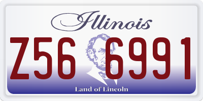 IL license plate Z566991
