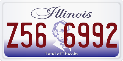 IL license plate Z566992