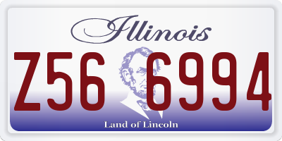 IL license plate Z566994