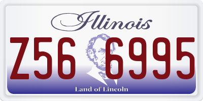 IL license plate Z566995