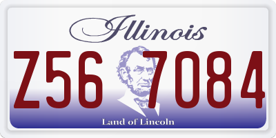 IL license plate Z567084