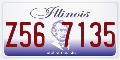 IL license plate Z567135